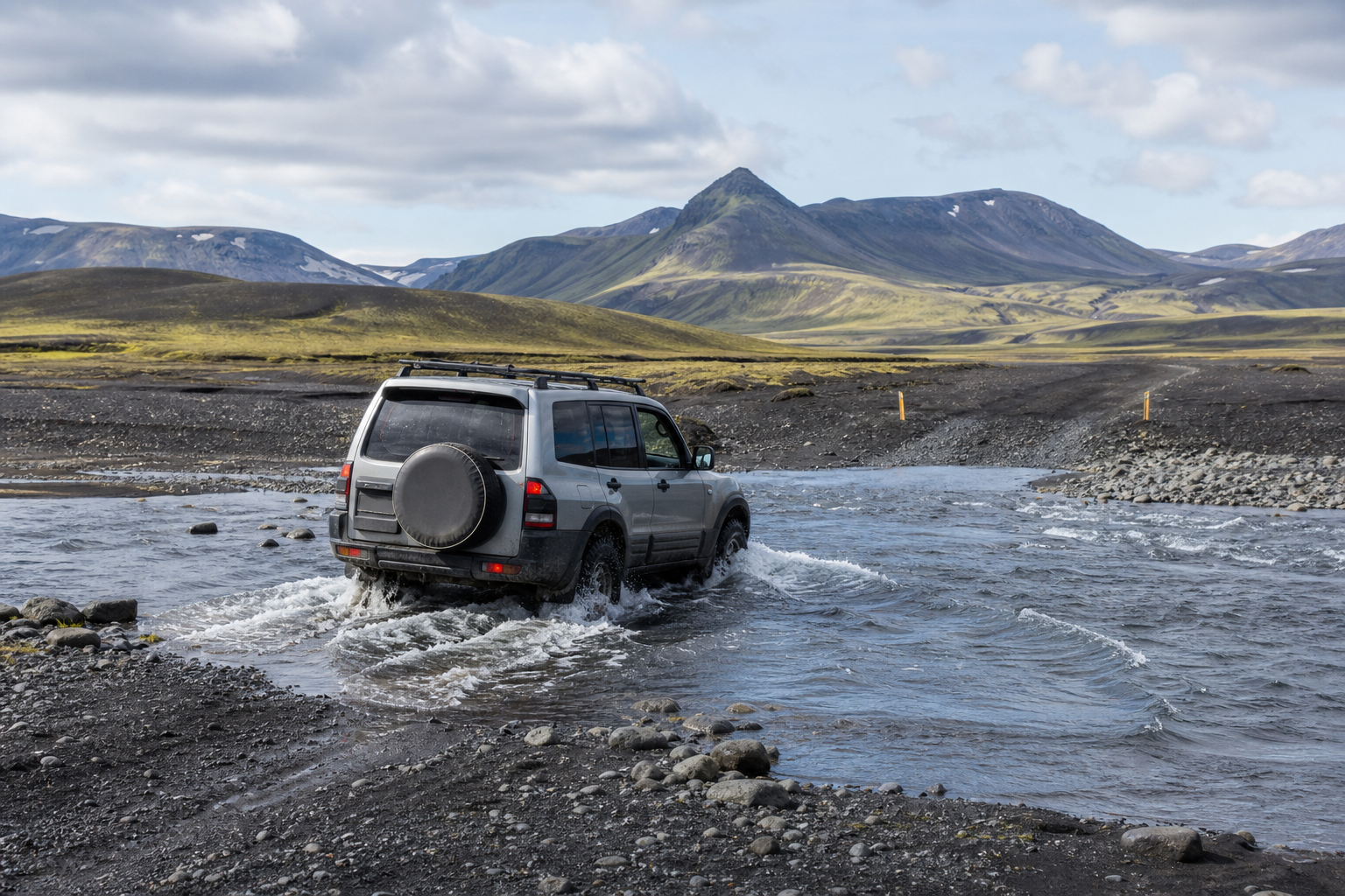 Iceland river crossings and F-road access
