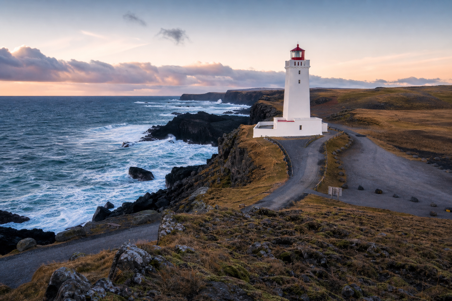 Iceland lighthouses map