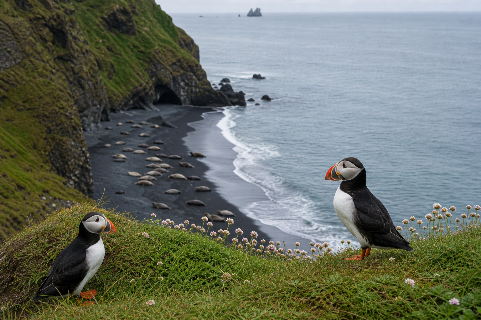 Iceland wildlife map