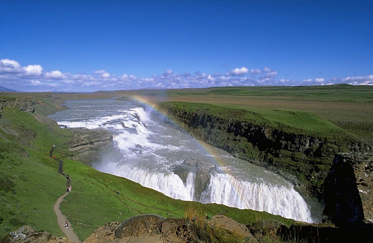 Planning an Iceland trip with a map